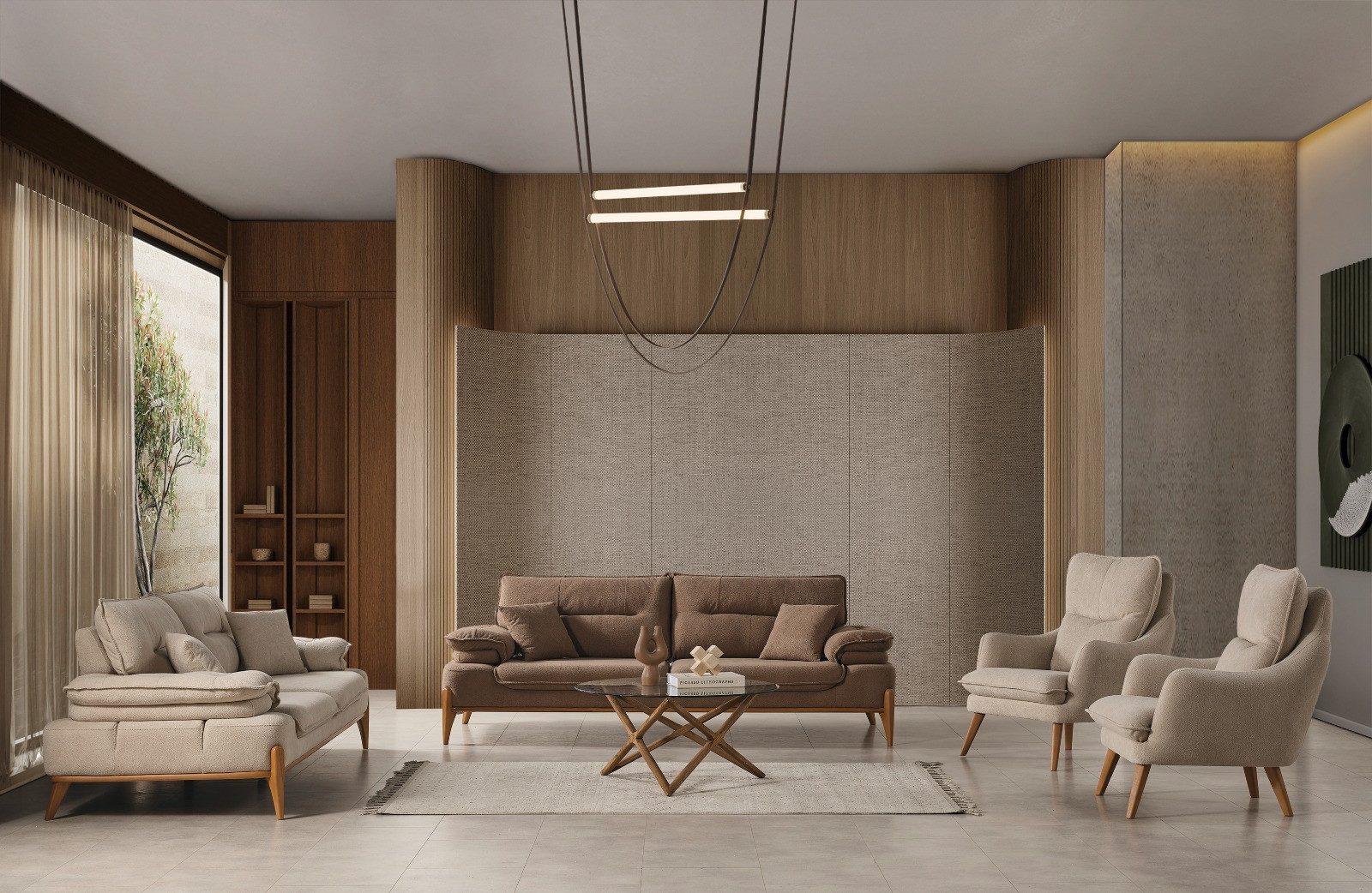 Nobelaa Sofa Sitzgruppe/Sofa Set - Wohnzimmergarnitur günstig online kaufen