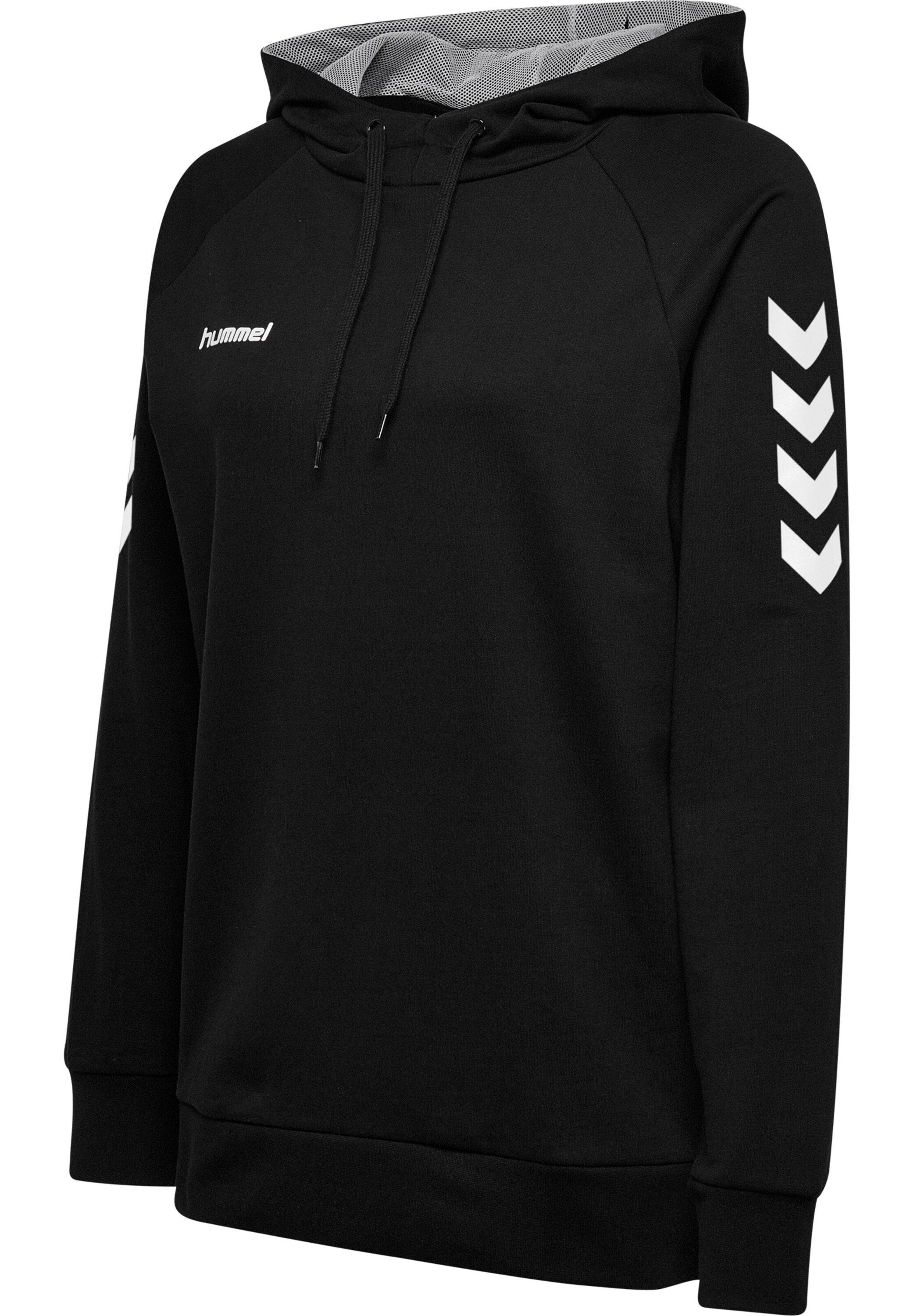 Plain/ohne hummel Schwarz Sweatshirt Details (1-tlg)