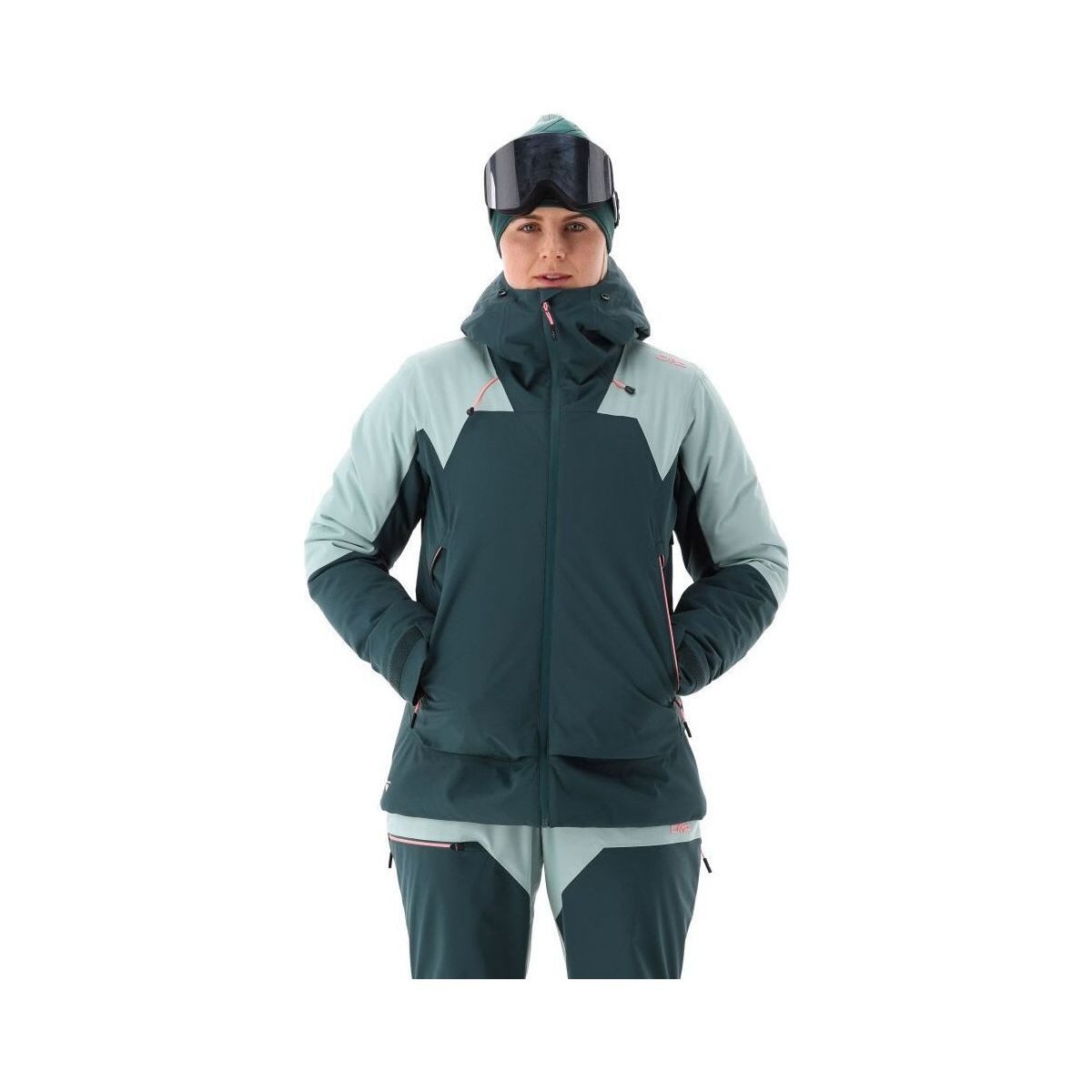 CMP Skijacke Woman Ski Jacket FIX Hood Hochfunktionelle Damenjacke mit Clima-Protect-Membran – Bild 4 von 5