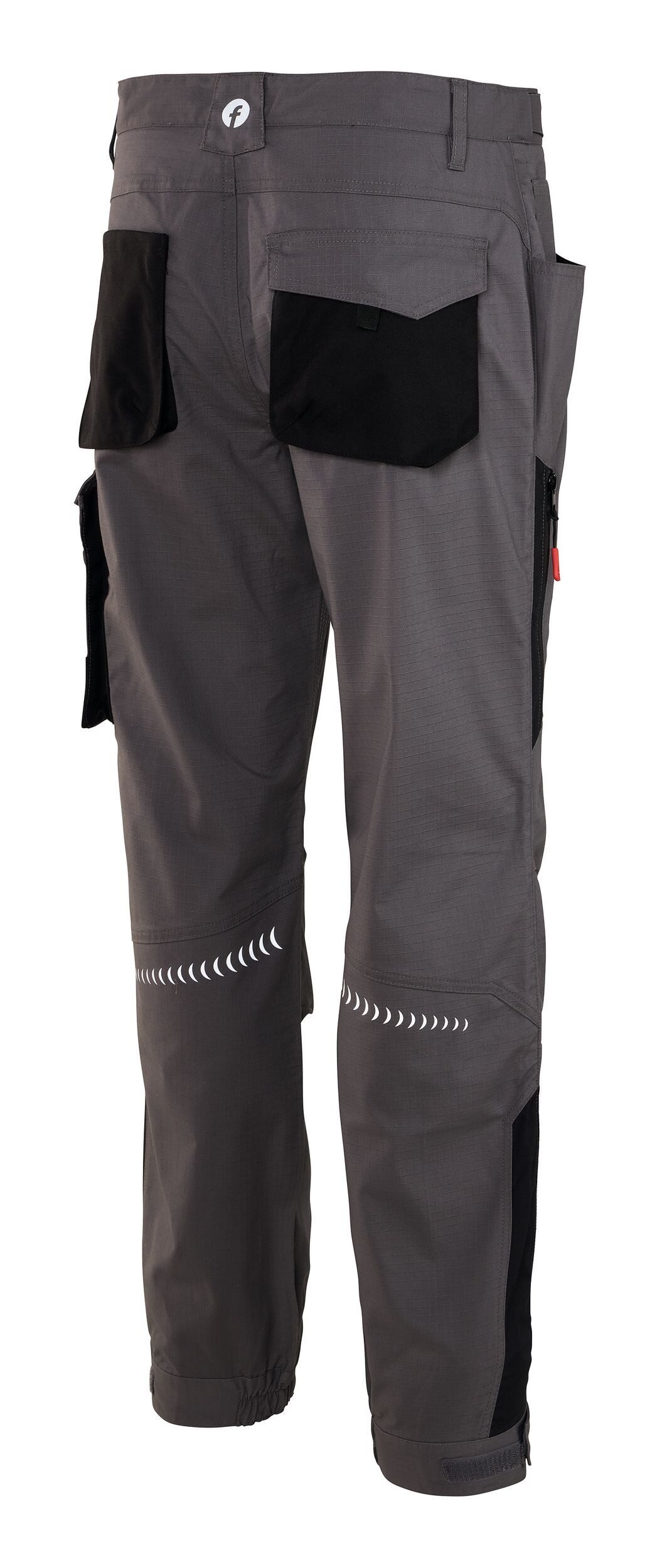 fortis Arbeitsbundhose Herren-Cargohose Performance grau/schwarz