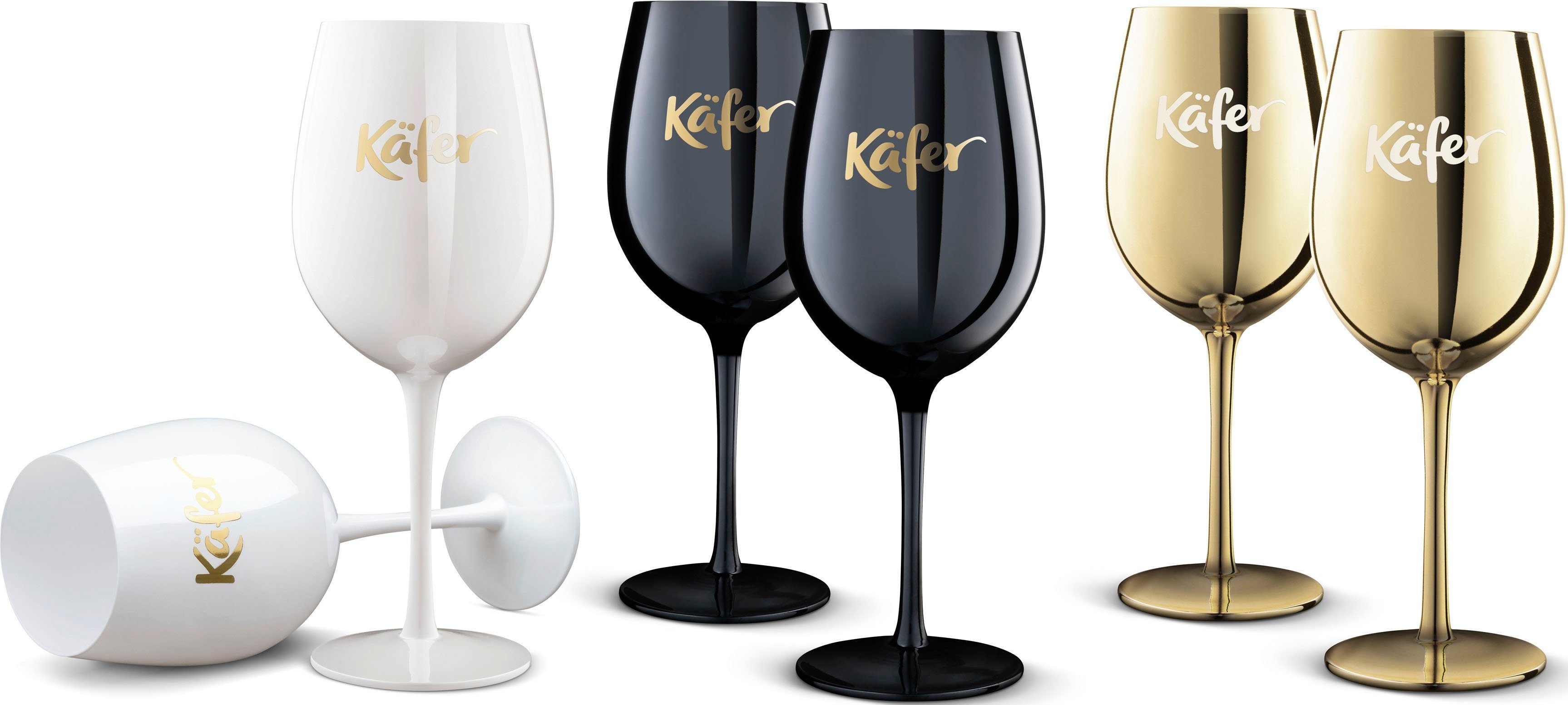 Käfer Cocktailglas, 2-tlg., Kristallglas, 600 ml, Höhe ca. 23 cm