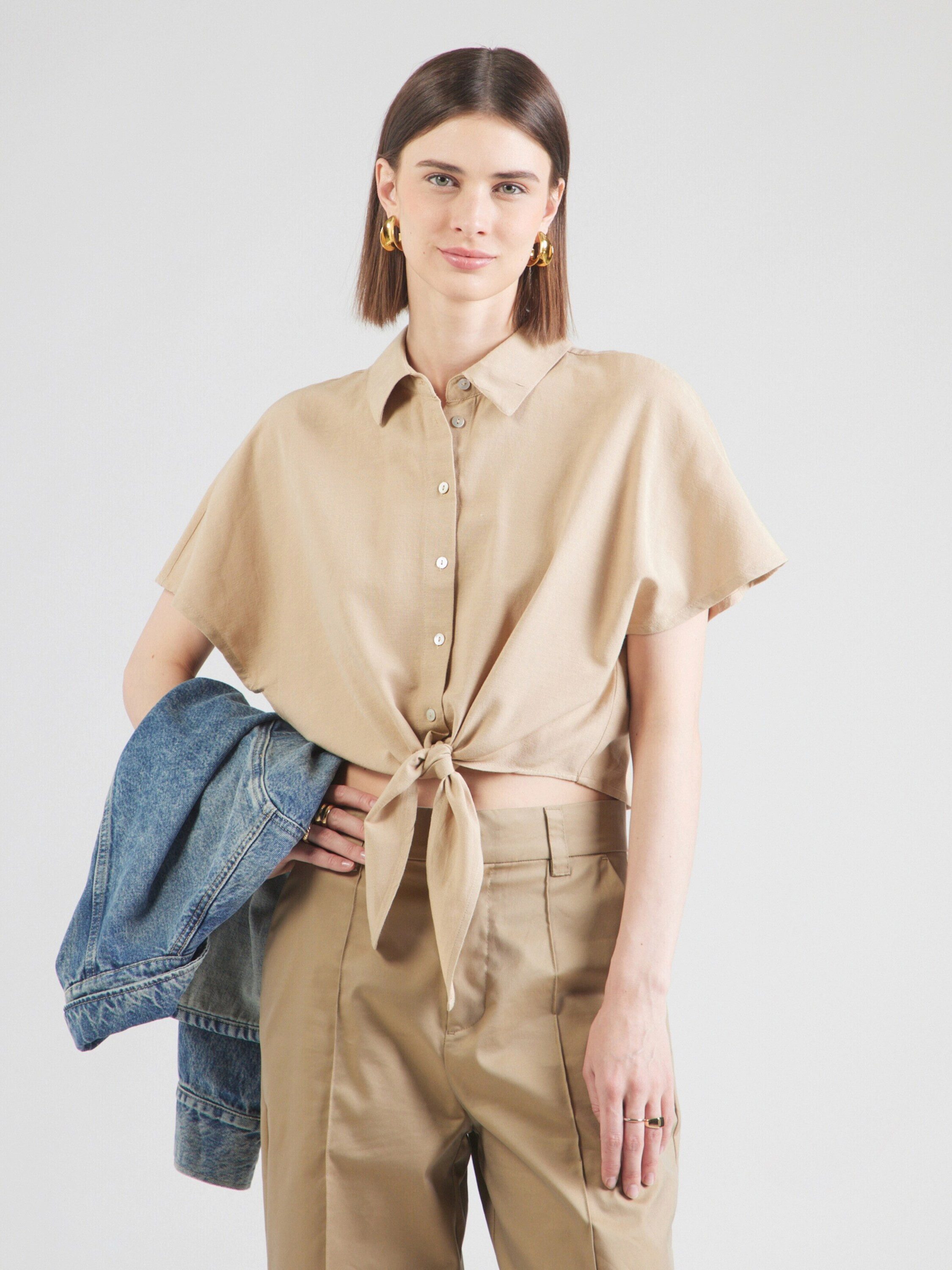 ONLY Funktionsbluse ONLJAKIRI (1-tlg) Drapiert/gerafft