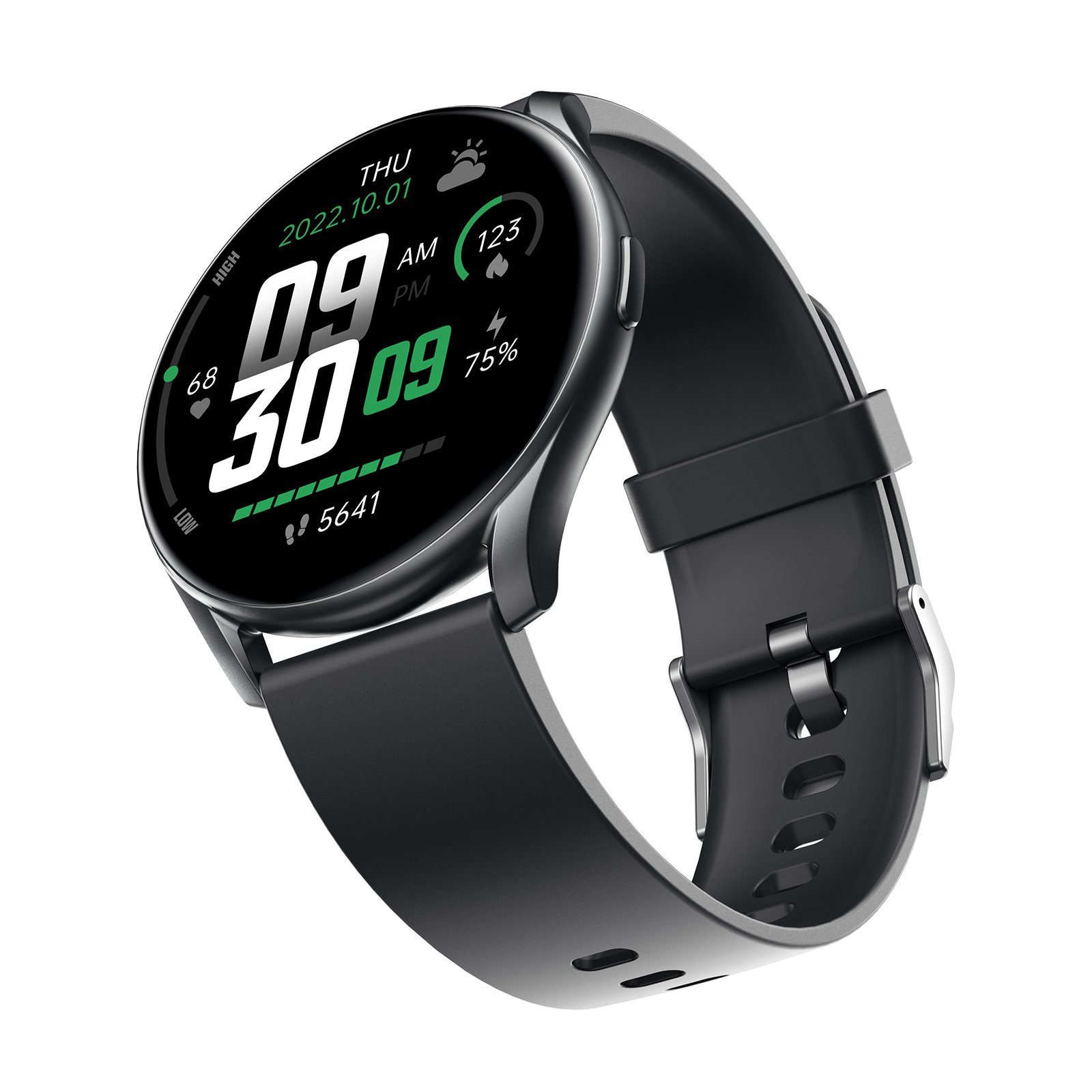 FELIXLEO Smartwatch-Armband GTR1 Smartwatch Wasserdicht mit Runden Telefonfunktion, IP68 watch