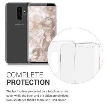 kwmobile Handyhülle Hülle für Samsung Galaxy S9 Plus, Silikon Komplettschutz Handy Cover Case Schutzhülle