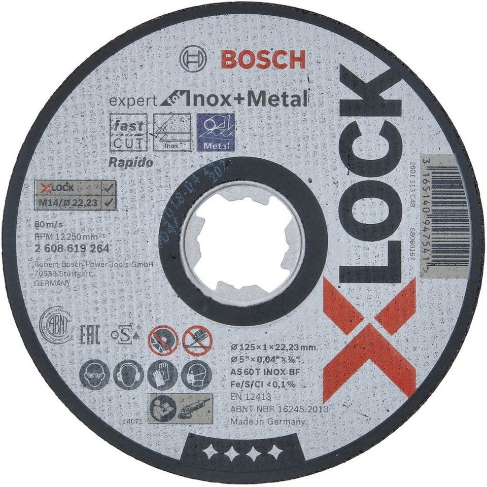 BOSCH Trennscheibe Bosch Professional X-LOCK Trennscheibe Expert for