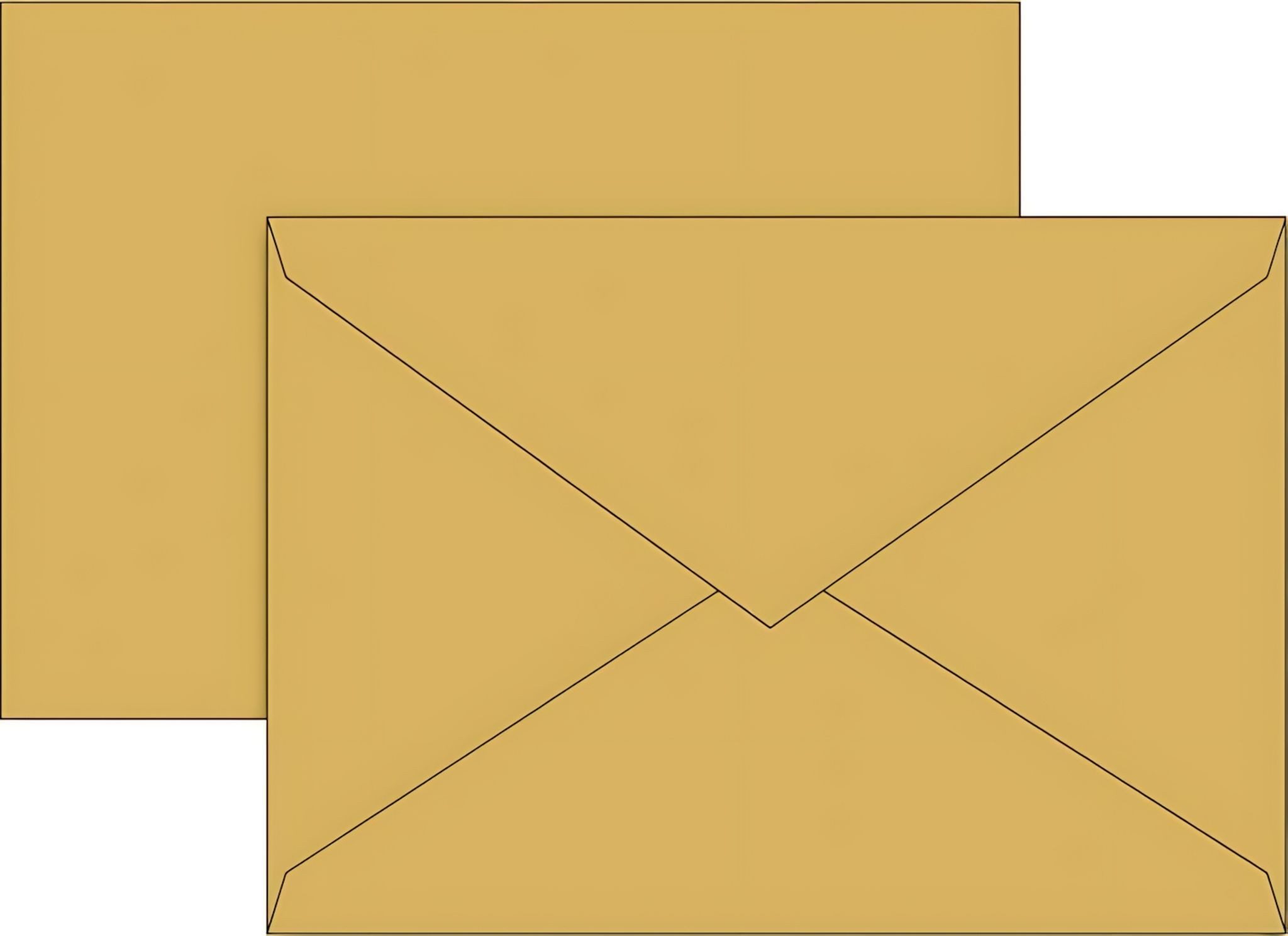 BRUNNEN Briefumschlag BRUNNEN Briefumschlag B6 80g honig 10 Stück 105125614