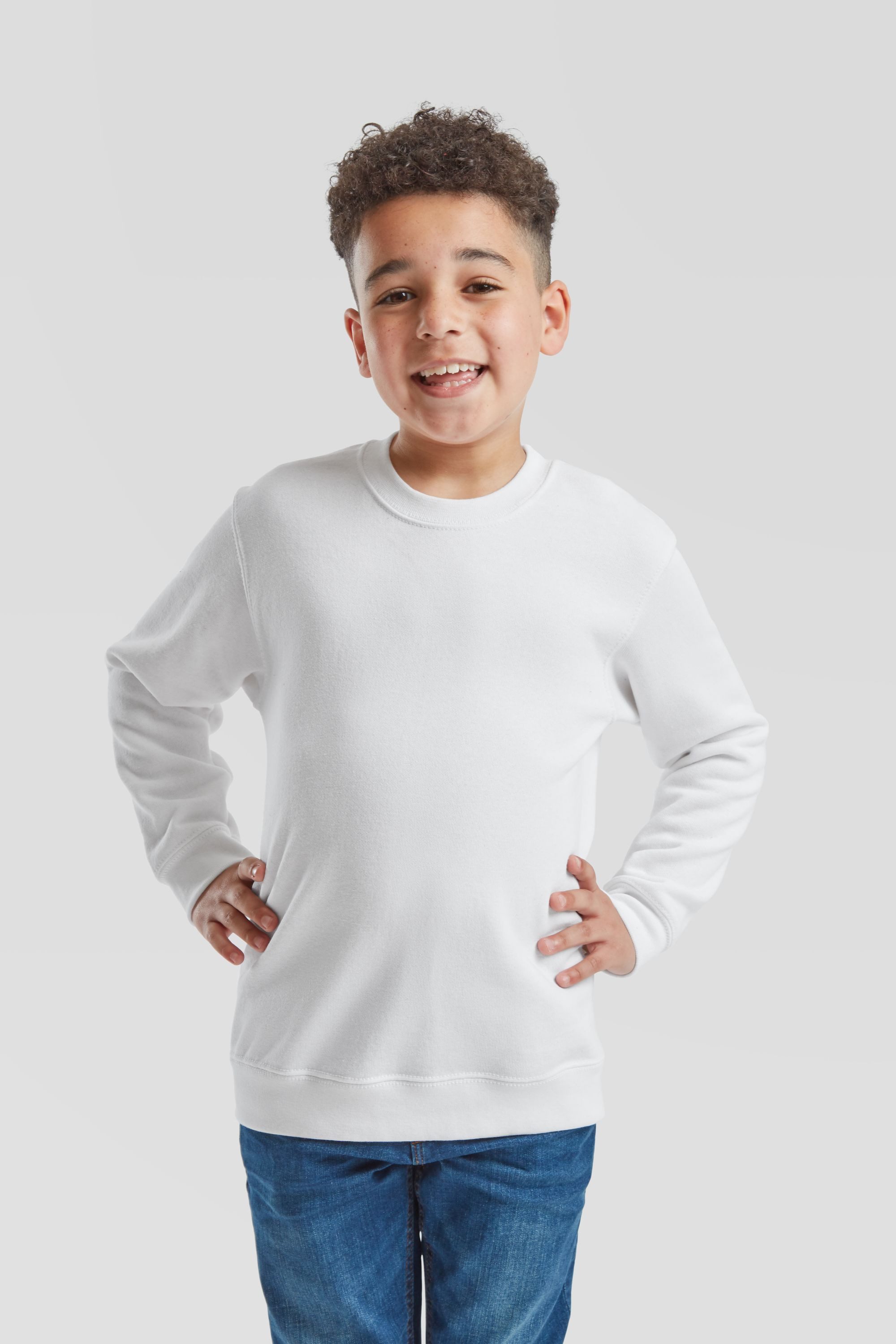 Fruit of the Loom Sweatshirt Fruit of the Loom Classic Set-In Sweat Kids – Bild 3 von 5