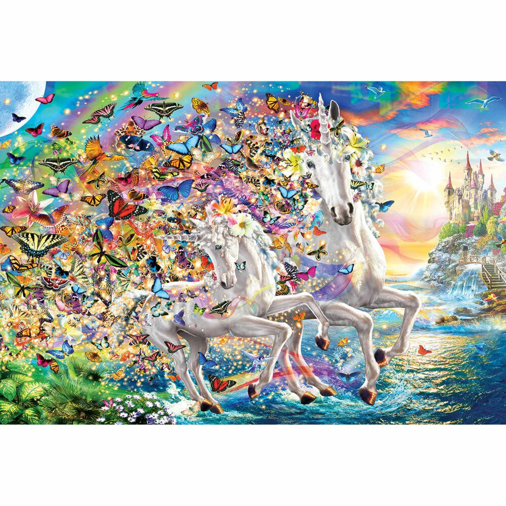 EUROGRAPHICS Puzzle Einhorn - Traumwelt, 2000 Puzzleteile