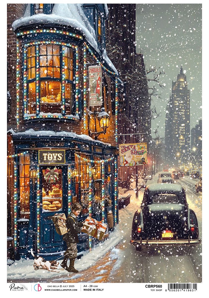 Ciao Bella Seidenpapier Toy Shop, DIN A4