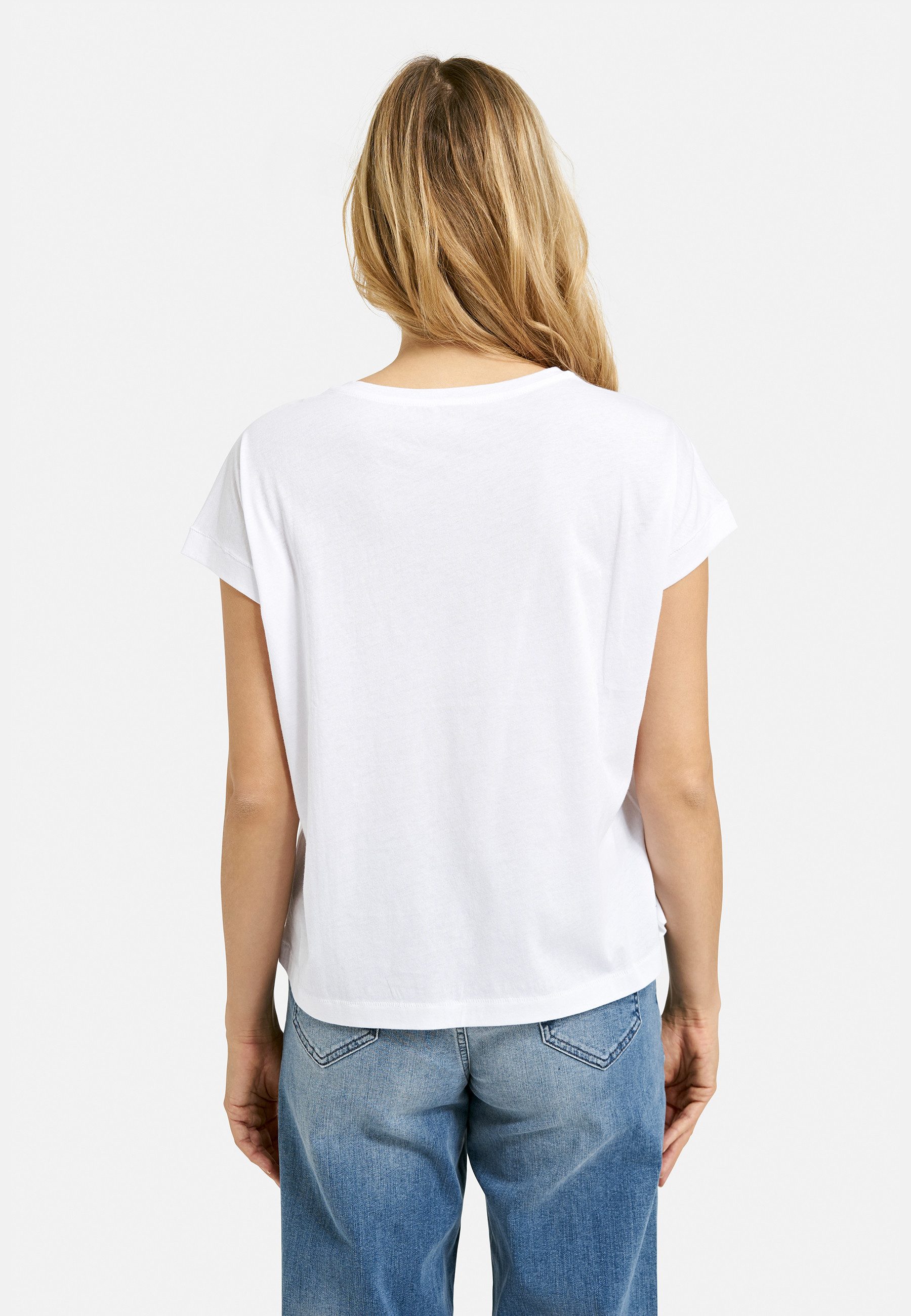 Milano Italy Rundhalsshirt, mit überschnittenen Schultern günstig online kaufen