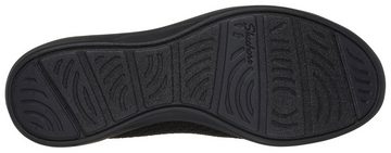 Skechers ARYA-CLEAR SKIES Loafer Chunky Slipper, Plateau Slipper mit Air Cooled Memory Foam
