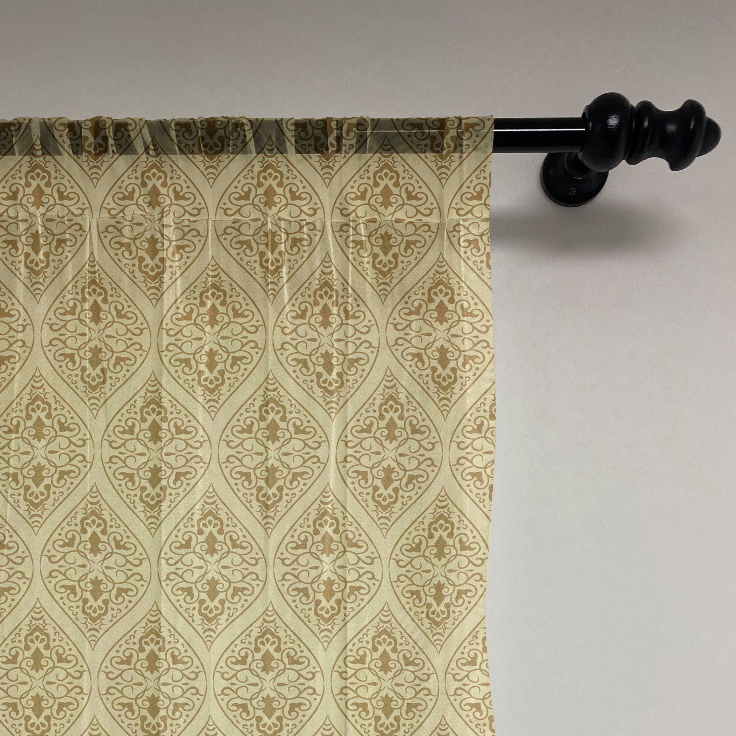 2 Damast Drapierung Gardine Panels, Abakuhaus, Victorian Hochzeit Party schiere königliche für Vintage