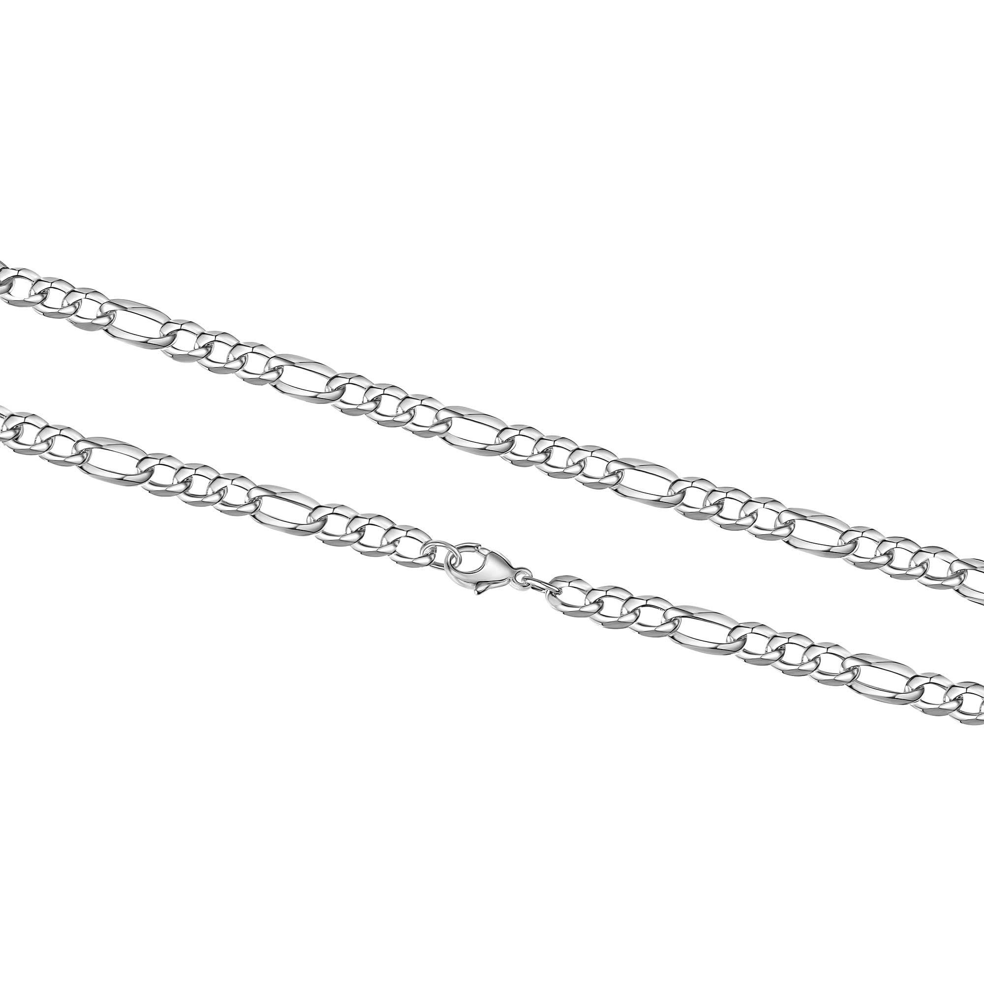 925/- Figarokette Sterling Collierkettchen Vivance Silber 60 weiß cm