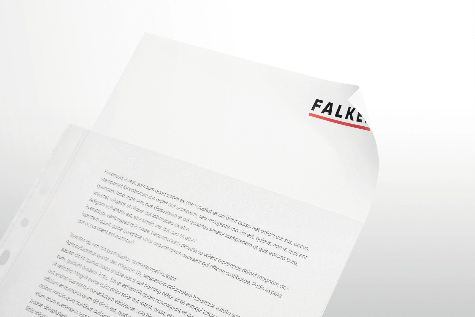 Falken Aktenordner, Prospekthüllen Klarsichthüllen Klarsichtfolie A4 transparent glasklar