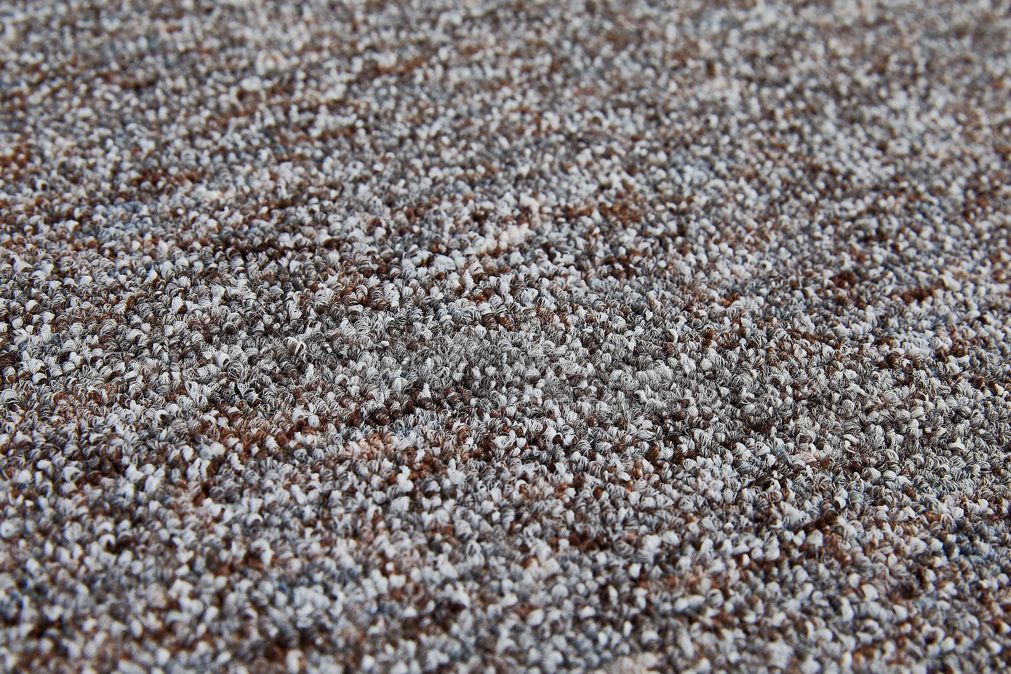 Teppichboden oder Andiamo, strapazierfähig, 400 7,2 cm pflegeleicht Breite braun-grau cm, mm, Feinschlinge meliert, Coupon Höhe: Gambia, 500 rechteckig,