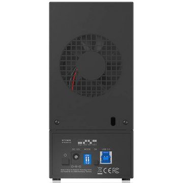 ICY BOX Festplatten-Gehäuse Externes RAID System für 2x 3.5″ SATA III, RAID-fähig