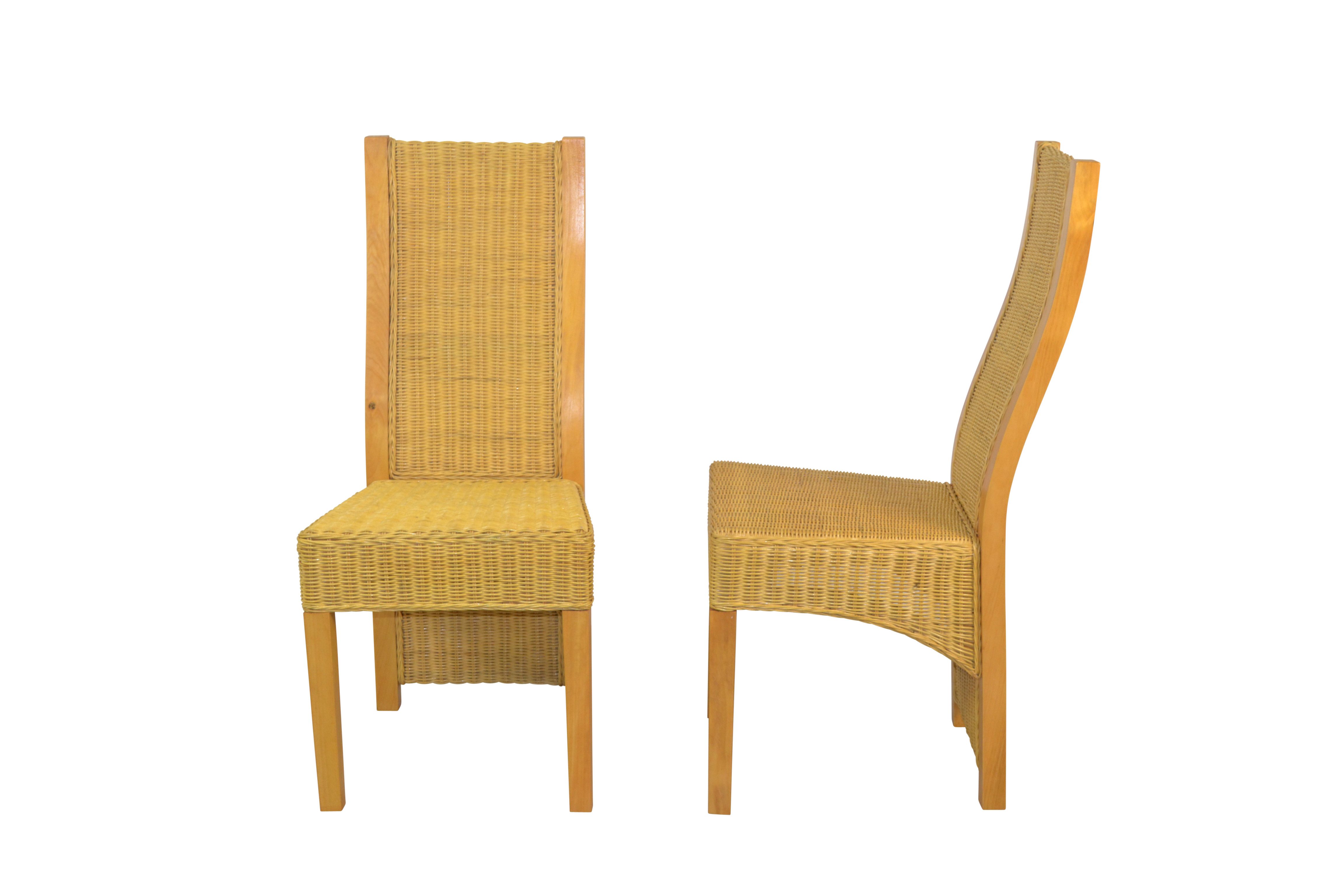 moebel-direkt-online Rattanstuhl 2er-Set Rattanstuhl in drei Farben, handgeflochten (Spar-Set), 2er-Set, handgeflochten