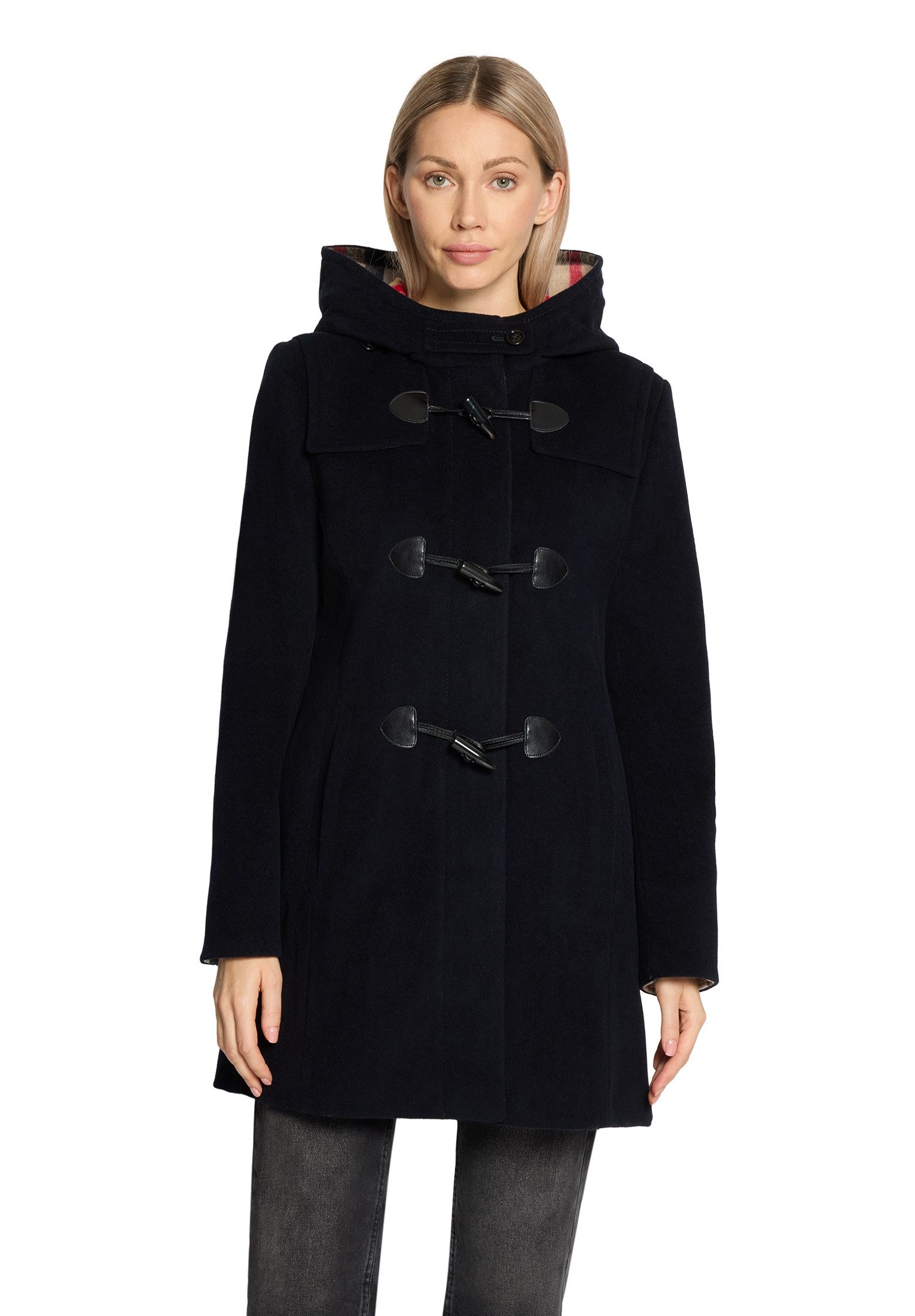 Gil Bret Outdoorjacke Damen Dufflecoat mit Kapuze günstig online kaufen