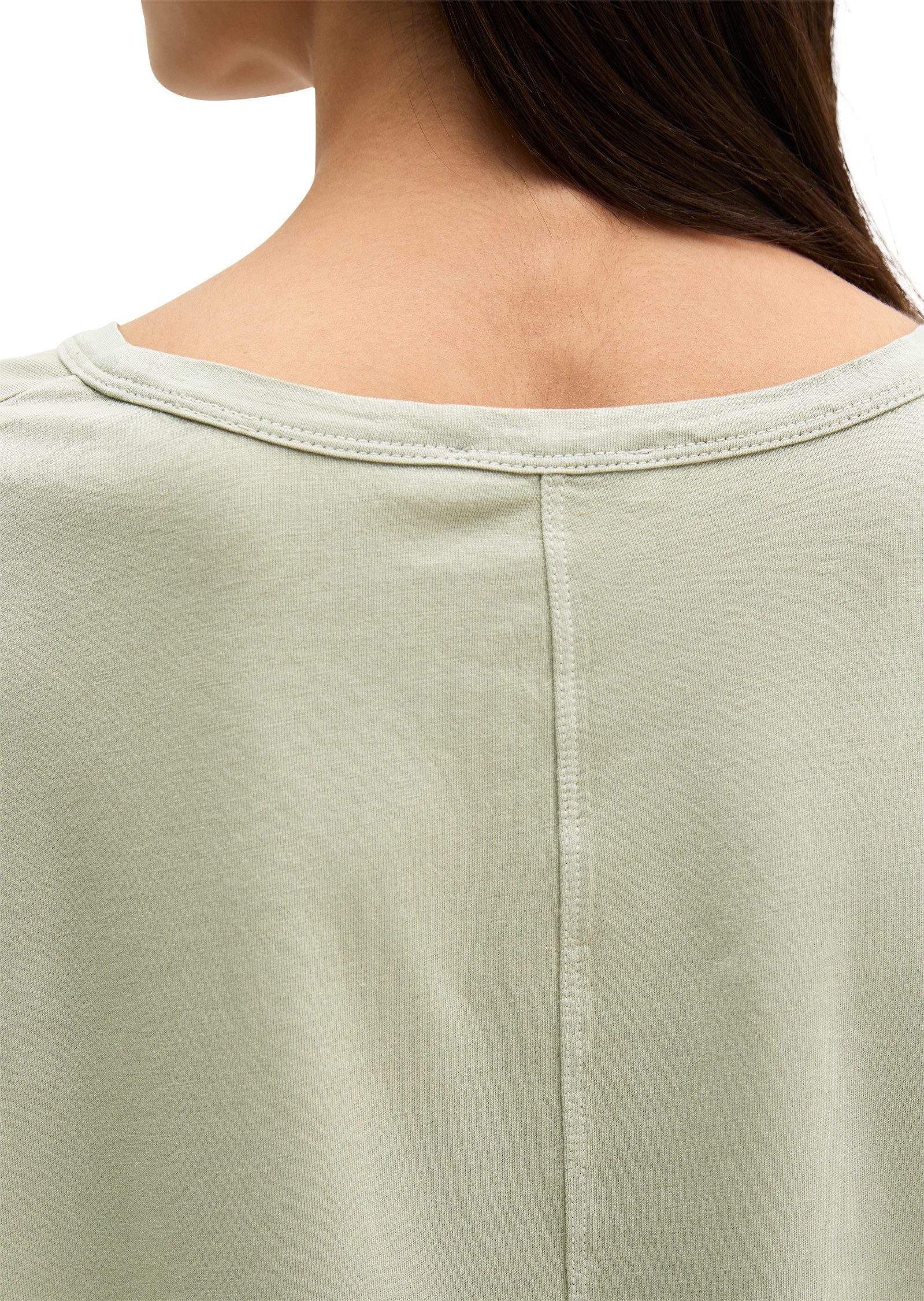 Marc O'Polo T-Shirt mit angeschnittenen Ärmeln – Bild 4 von 5