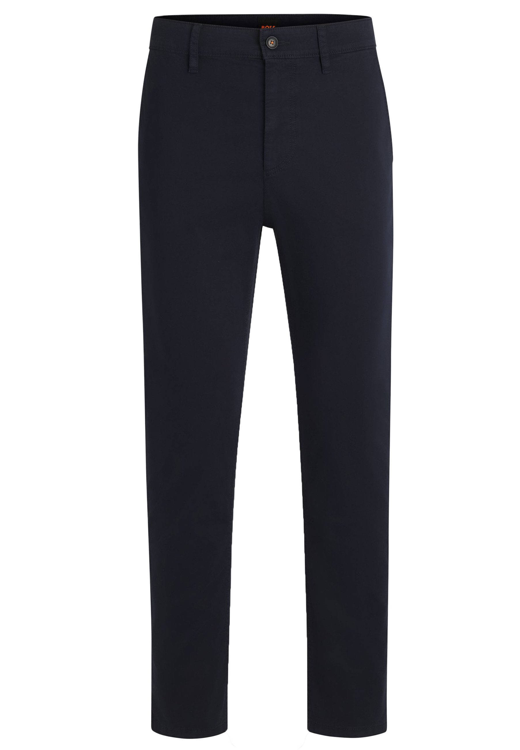 BOSS Satin Chino Navy - Größe W 32 - L 32 günstig online kaufen