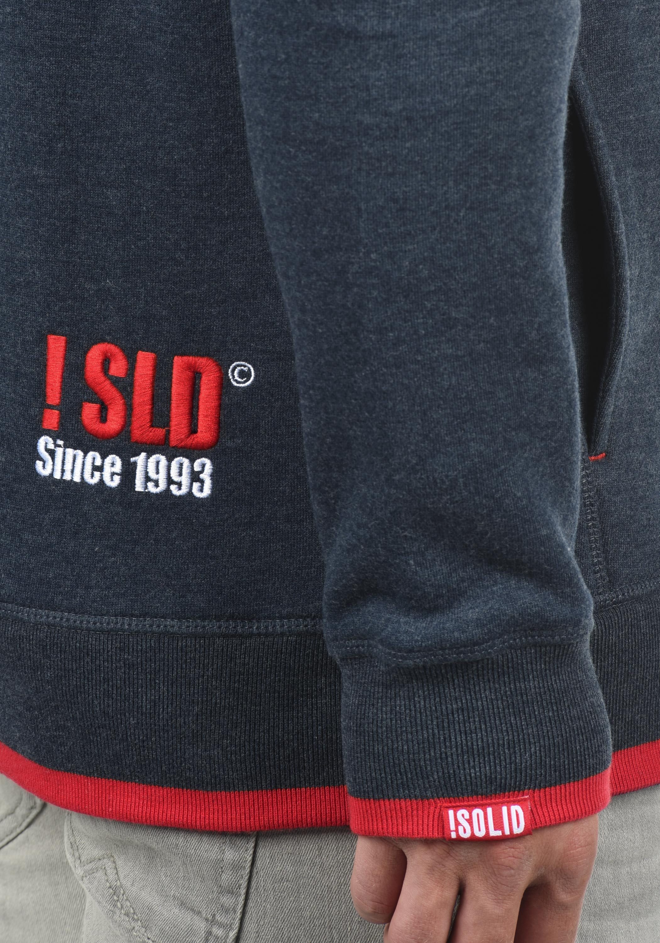!Solid Stehkragenpullover SDBenjamin Tube Sweatpullover mit weicher Fleece Innenseite
