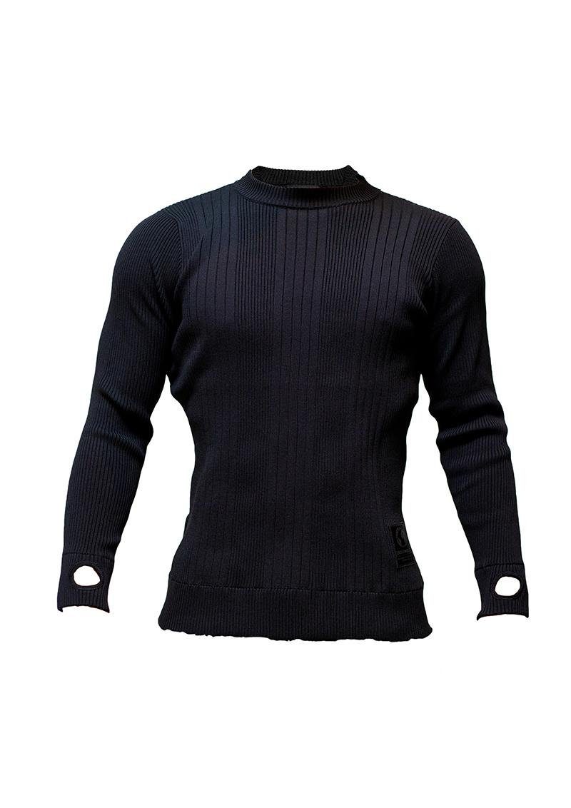 UNDERWORLD Rollkragenpullover UNDERWORLD Mockneck Sweater Schwarz Breakdance Pullover