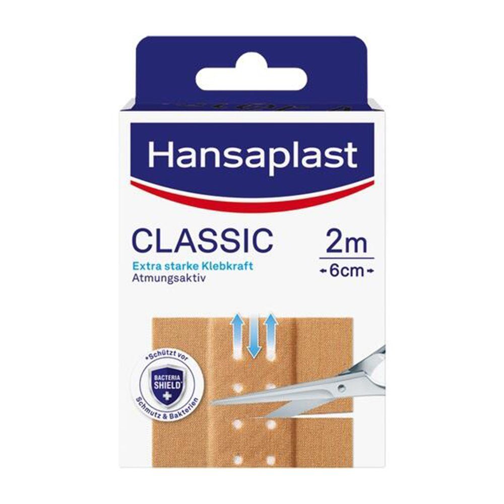 Wundpflaster HANSAPLAST Classic Pflaster 6 cmx2 m 1 St