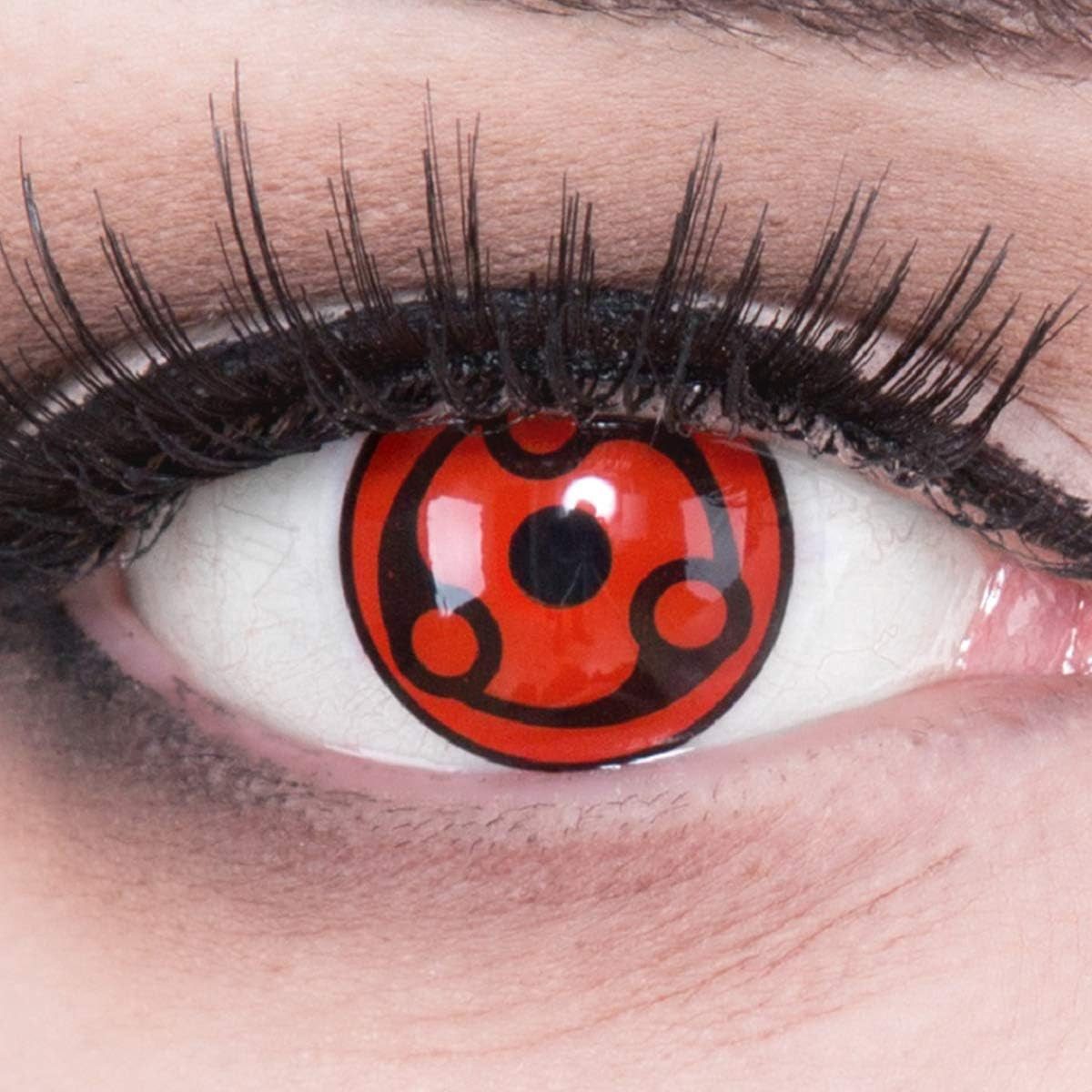 MeralenS Jahreslinsen Farbige Eternal Madara Kontaktlinsen - Ohne Stärke für Cosplays