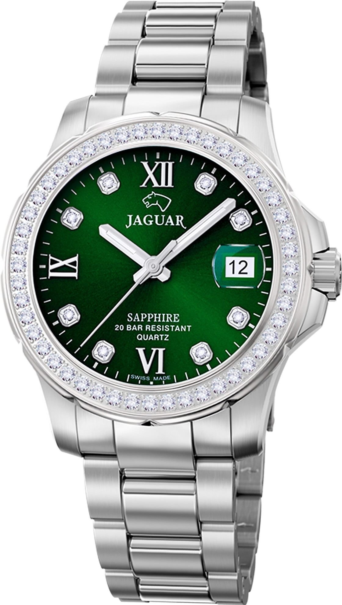 JAGUAR Quarzuhr Jaguar Damenuhr Edelstahl silber günstig online kaufen