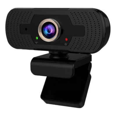 DELTACO Tris 1080P Webcam Kamera mit Mikrofon Full HD Auflösung Smart Home Kamera (inkl. 5 Jahre Herstellergarantie)