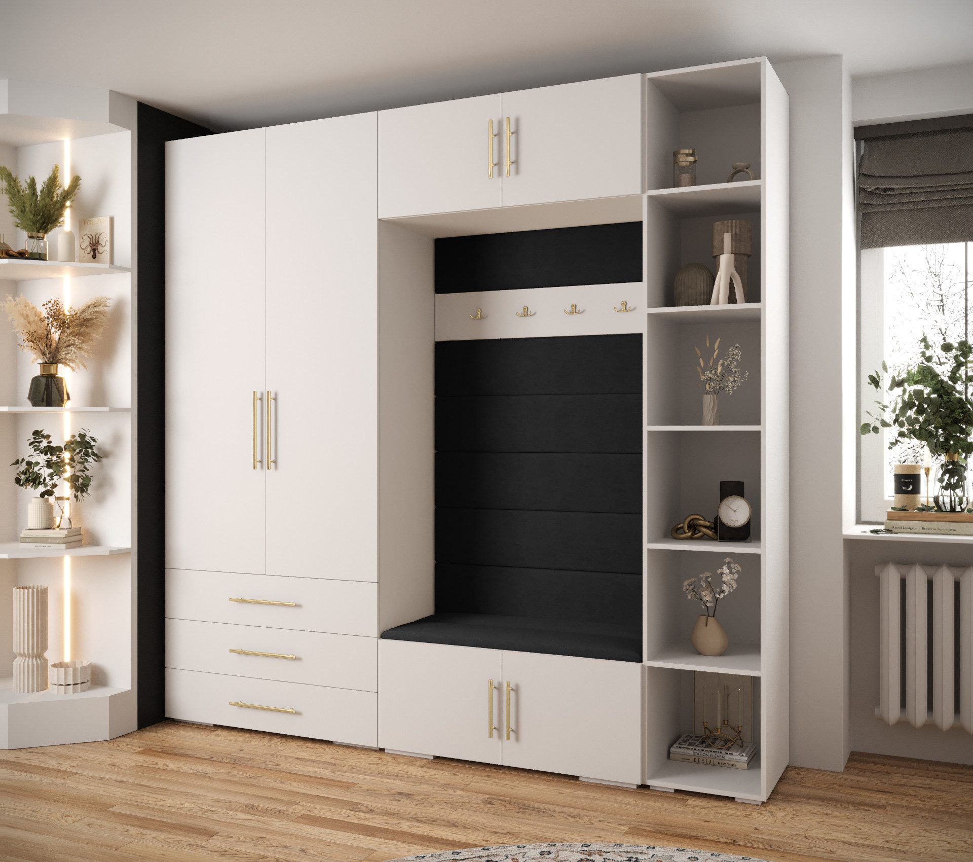 ABIKS MÖBEL Kompaktgarderobe INOVA 3 SATZ günstig online kaufen