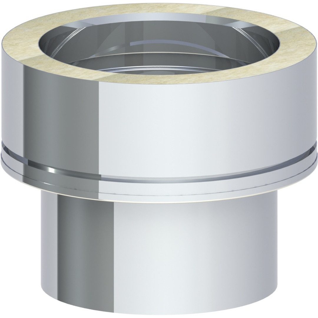 Jeremias Schornstein DW-ECO 2.0 Ø 180 mm - Übergang EW glatt/DW-ECO, Ø 180 mm
