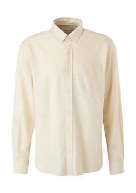 s.Oliver Langarmhemd Regular: Hemd in Chambray-Qualität