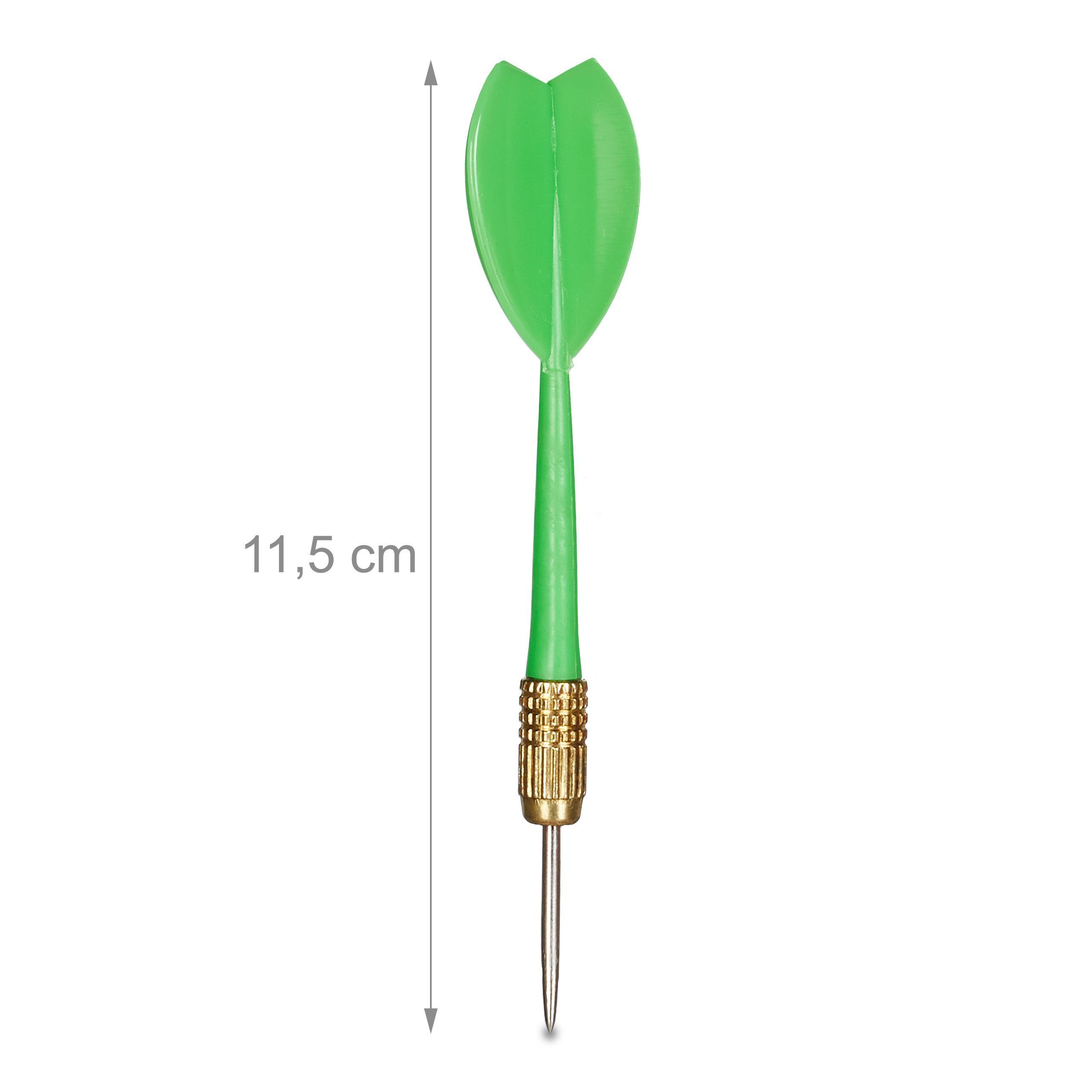 relaxdays Dartscheibe Board X2 mit Pfeile