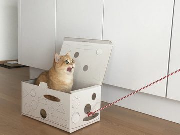 CatSnackBox Tier-Beschäftigungsspielzeug Die original CatSnackBox - das Katzenspielzeug!
