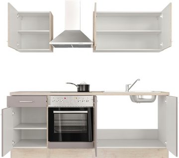 Flex-Well Küche Riva, wahlw. mit E-Geräten, Breite 210 cm, viele Farbvarianten erhältlich