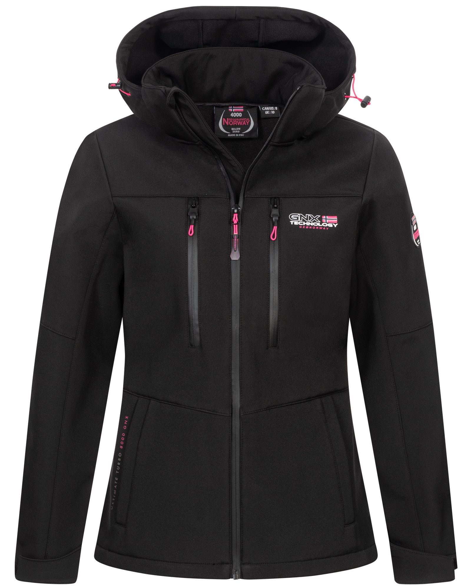 Geographical Norway Softshelljacke Damen Frühlings Jacke Softshell Jacke Outdoor Regen Übergangs Jacke