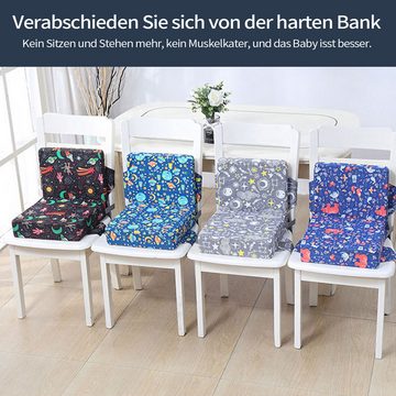 Daisred Kindersitzerhöhung SitzerhöHung Stuhl Kind Flexible Waschbar Zerlegbar Tragbare