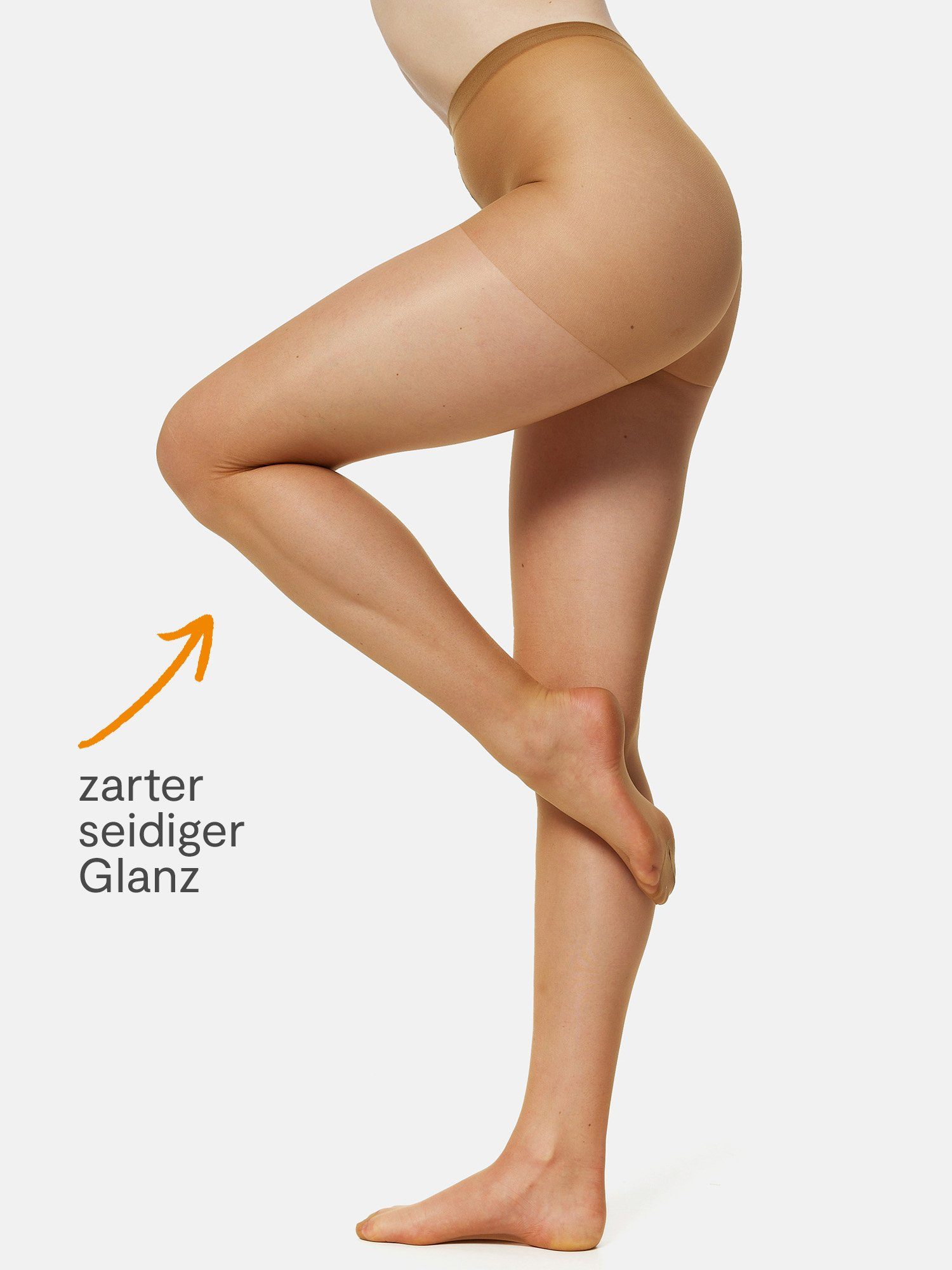 Nur Die Feinstrumpfhose Seidenfein 15 DEN Damen (1er/3er/6er/9er Pack 1 St) nylon transparent Fein-strumpfhose durchsichtig frauen multipack glanz