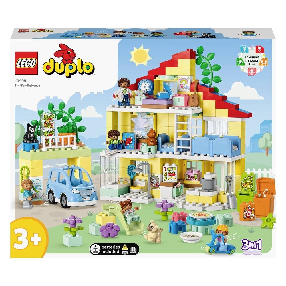LEGO® DUPLO® 3-in-1-Familienhaus 10994 Konstruktionsspielsteine