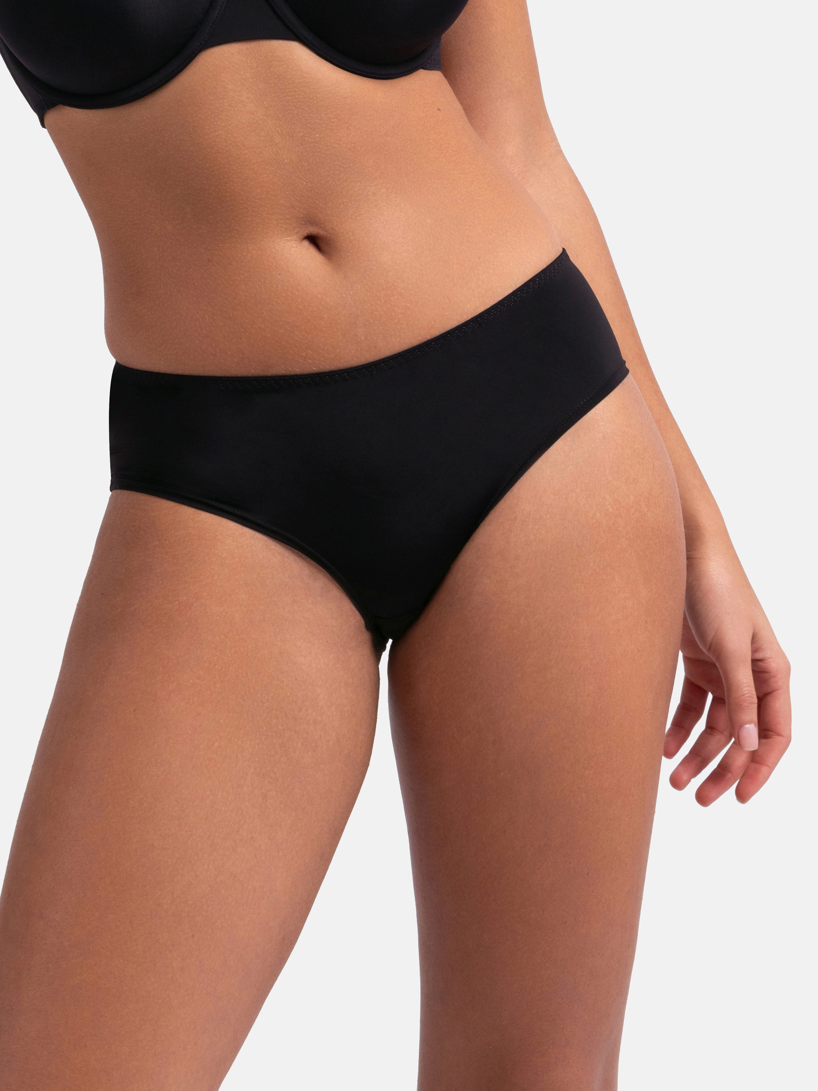 Dorina Hipster Nadia (2er Pack) 1x uni, 1x mit zartem Spitzenbesatz günstig online kaufen