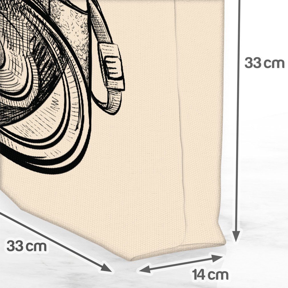 Bil Fotograf Kamera Sketch Kamera Studio (1-tlg), VOID Fotografie Objektiv Objektiv Henkeltasche