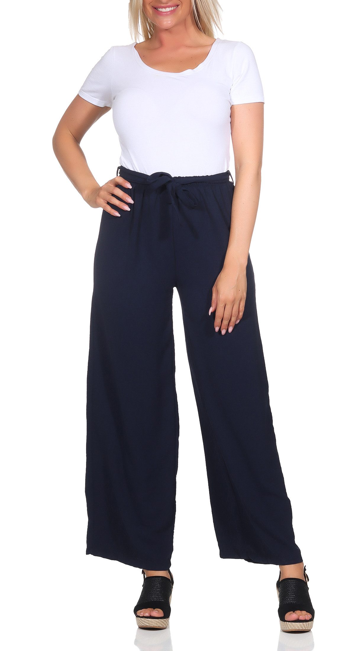 simaranda Palazzohose Damen Hose 182 Dunkelblau günstig online kaufen