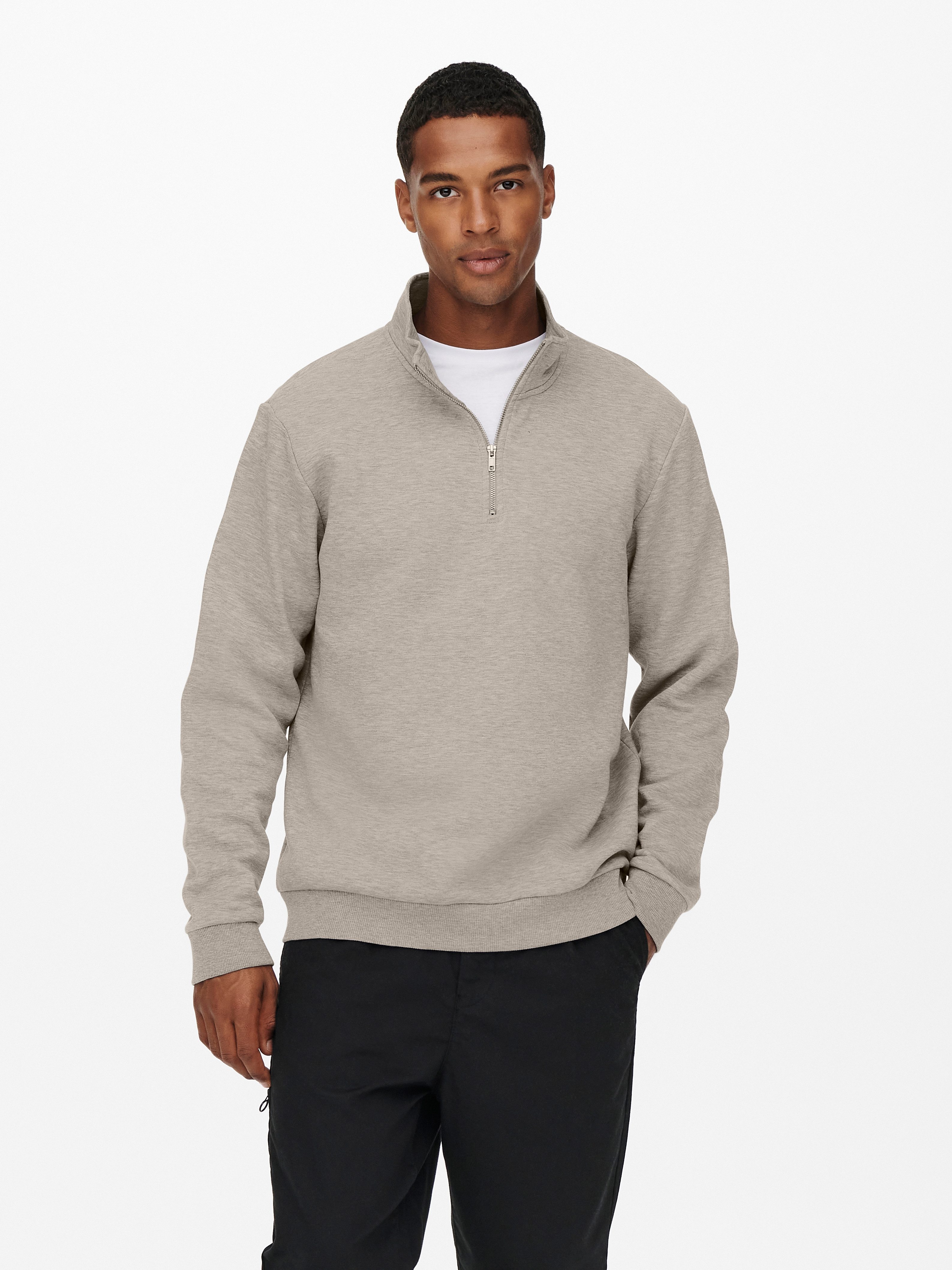 ONLY & SONS Sweatshirt ONSCERES HALF ZIP SWEAT Baumwollmischung, regular fi günstig online kaufen