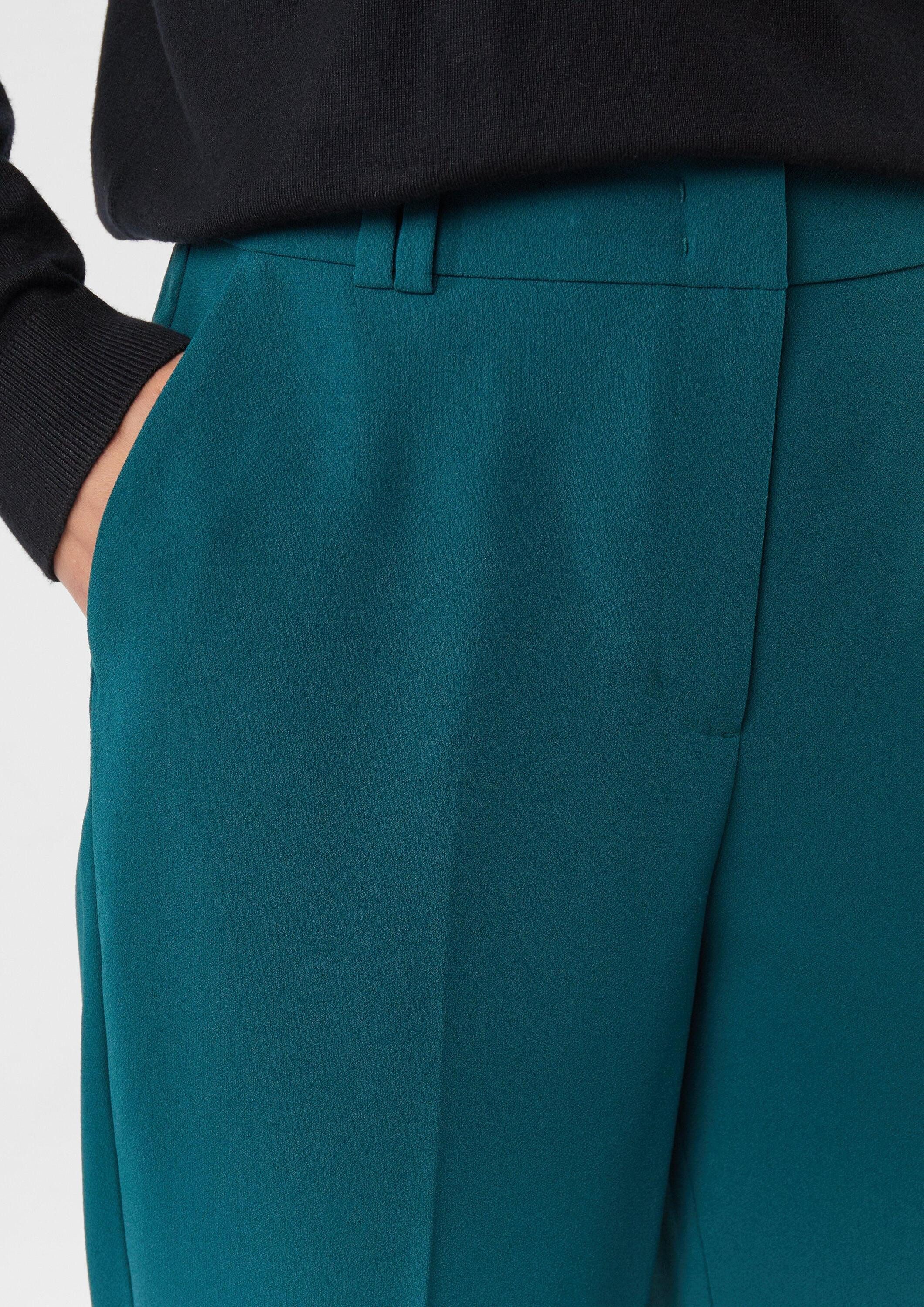 comma 7/8-Hose Hose Cigarette Pants mit Bügelfalten