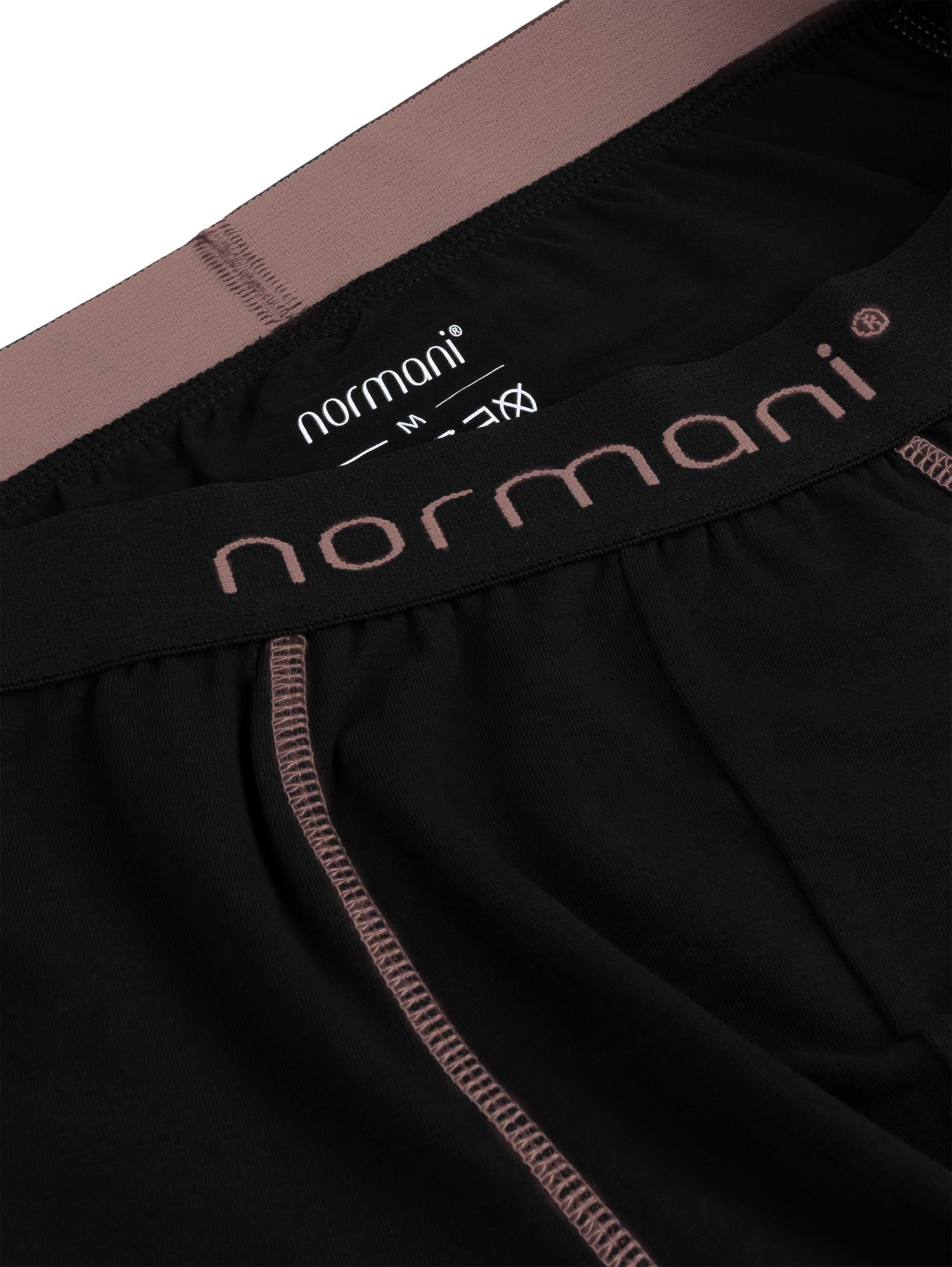 normani Männer für Baumwolle atmungsaktiver Unterhose Lachs/Rot/Schwarz Herren Baumwoll-Boxershorts x Boxershorts aus 12