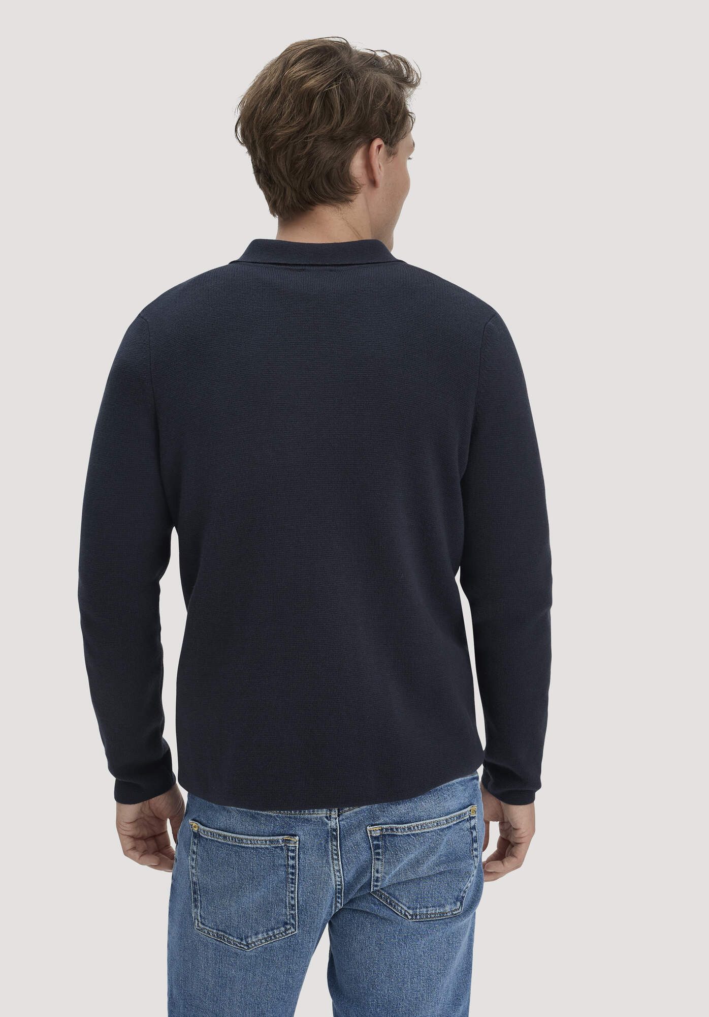 Hessnatur Strickjacke aus Bio-Baumwolle mit Bio-Merinowolle (1-tlg)