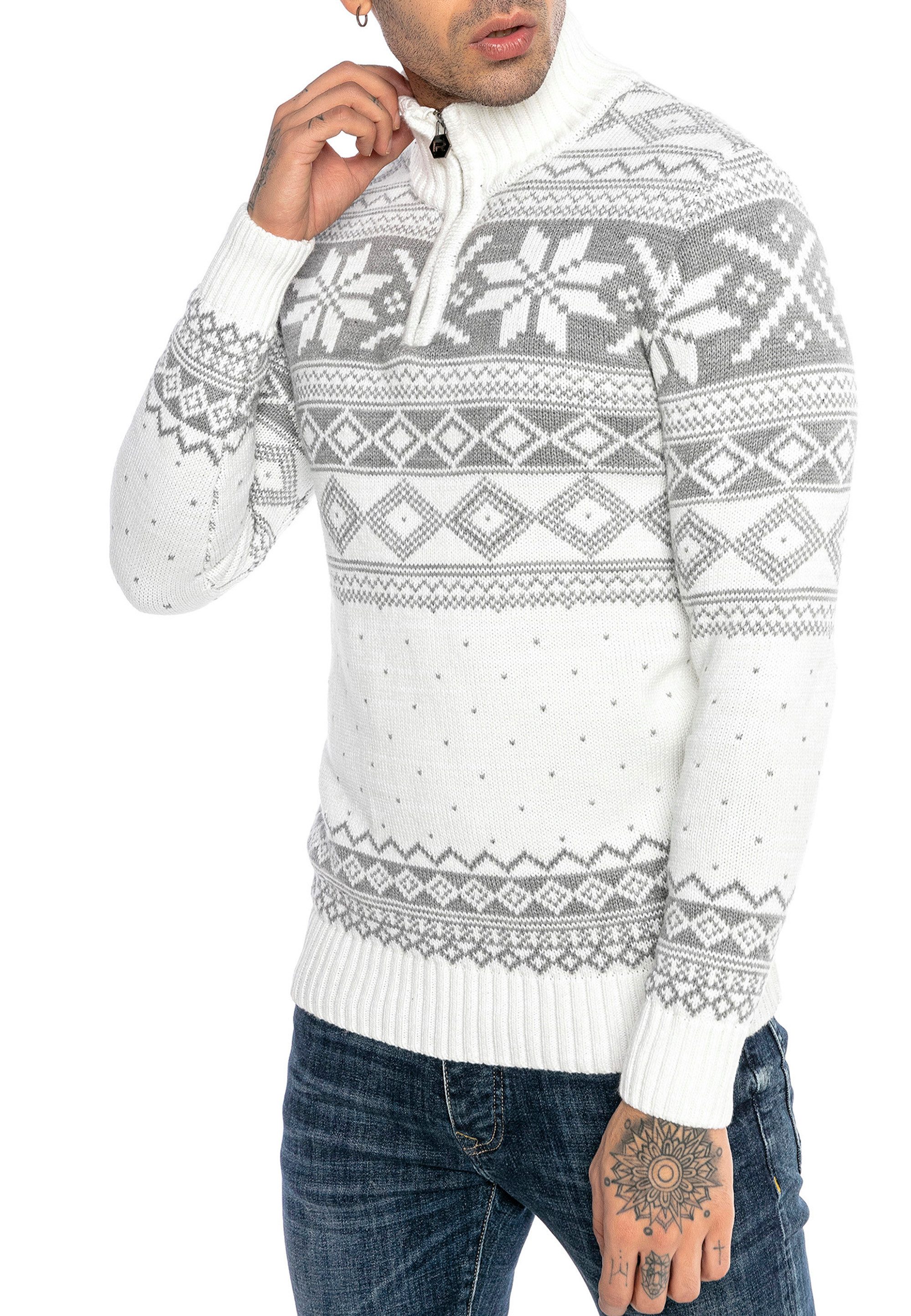 RedBridge Strickpullover mit angesagtem norwegischem Muster günstig online kaufen