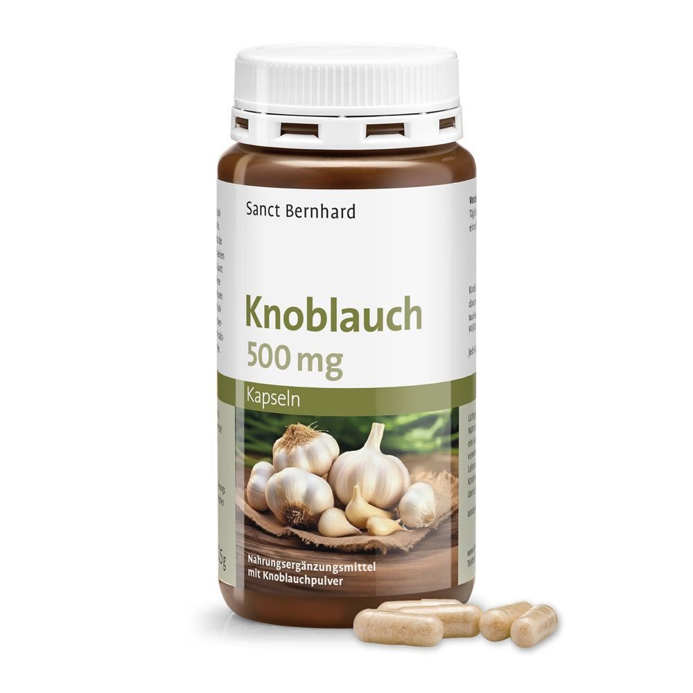 Sanct Bernhard Sanct Bernhard Knoblauch-Kapseln 500mg - 180 Kapseln