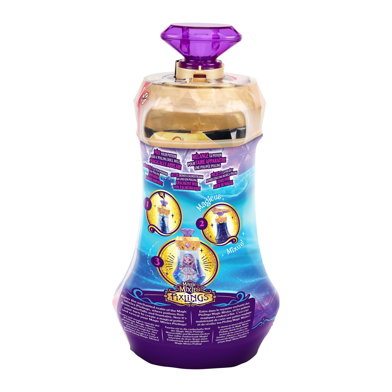 Moose Toys Anziehpuppe Magic Mixies Pixlings-Puppe Deerlee Reh - Deer Zaubertrank Serie 1
